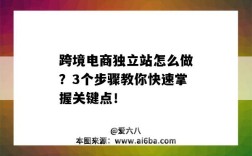 跨境电商独立站怎么做？3个步骤教你快速掌握关键点！（跨境电商如何做独立站）