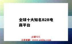 全球十大知名B2B电商平台（国内最大的B2B电商平台）