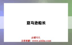 亚马逊船长（亚马逊船长bi）