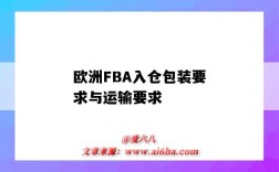 欧洲FBA入仓包装要求与运输要求（fba货物要求）