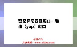 密克罗尼西亚港口：雅浦（yap）港口（yalova港口）