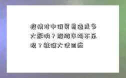 疫情对中俄贸易造成多大影响？旅游市场不乐观？驻俄大使回应