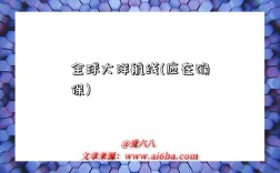全球大洋航线(应在确保)