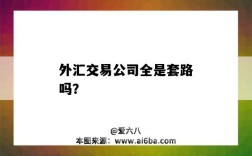 外汇交易公司全是套路吗？