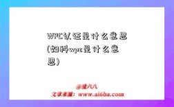 WPC认证是什么意思(妇科wpc是什么意思)