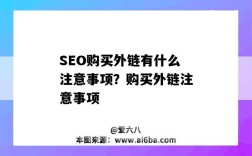 SEO购买外链有什么注意事项？购买外链注意事项（seo外链要做些什么）