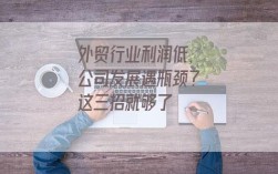 外贸行业利润低,公司发展遇瓶颈?这三招就够了