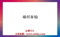 绿灯补贴是指什么意思（什么是绿灯补贴）