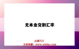 无本金交割汇率