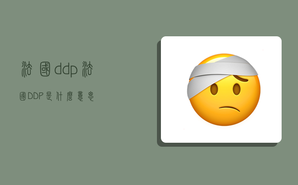 法国ddp,法国DDP是什么意思-图1