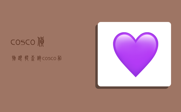 cosco货物跟踪查询：cosco船公司货物跟踪-图1