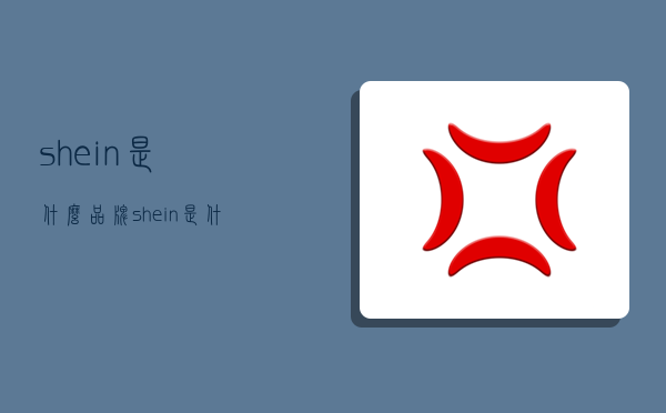 shein是什么品牌,shein是什么品牌怎么读-图1