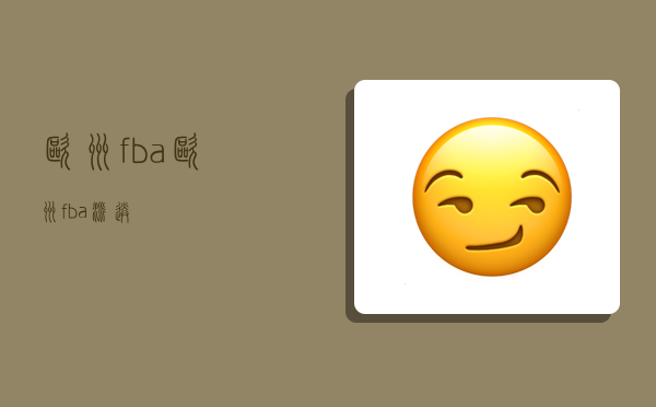 欧洲fba,欧洲fba派送-图1