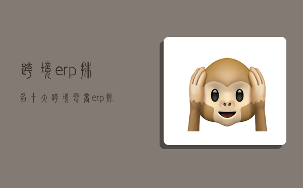 跨境erp排名,十大跨境电商erp排名-图1