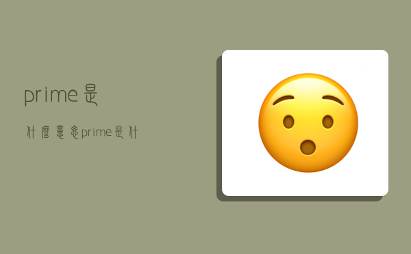 prime是什么意思,prime是什么意思数学-图1