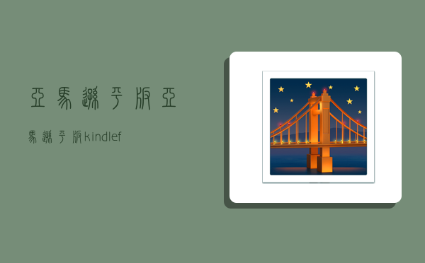 亚马逊平板,亚马逊平板kindle fire-图1