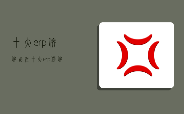 十大erp软件,国产十大erp软件-图1