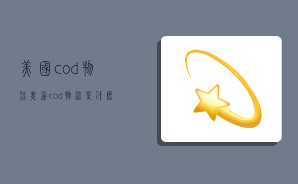 美国cod物流,美国cod物流是什么-图1