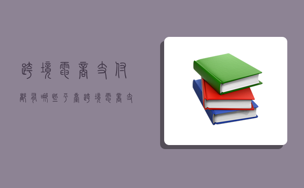 跨境电商支付都有哪些平台,跨境电商支付都有哪些平台可以用-图1