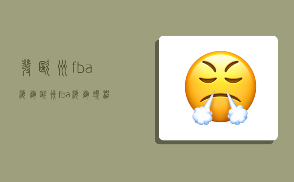 发欧洲fba海运,欧洲fba海运头程-图1