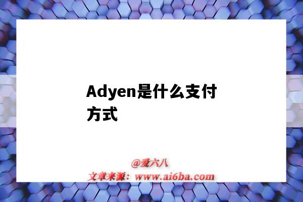 Adyen是什么支付方式（adyen 支付）-图1