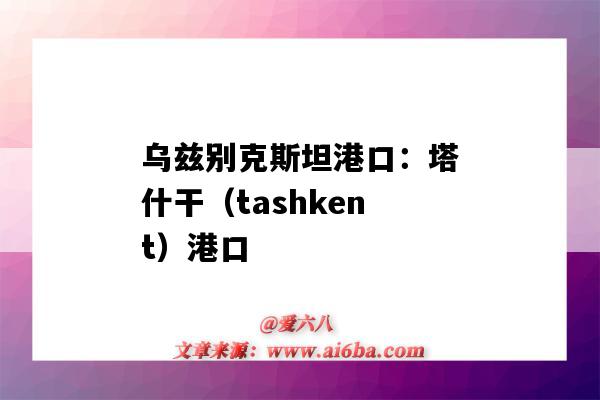 乌兹别克斯坦港口：塔什干（tashkent）港口（乌兹别克斯坦港口有哪些）-图1