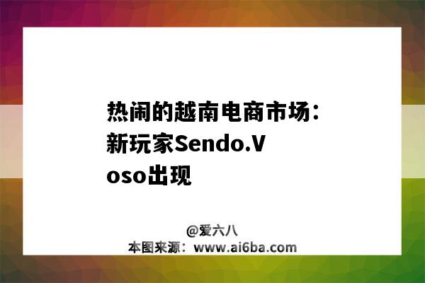热闹的越南电商市场：新玩家Sendo.Voso出现-图1
